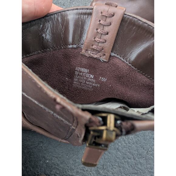 B. MAKOWSKY Womens Hudson Leather Western Boots Sz 7.5M w/Removable Harness - Picture 7 of 8